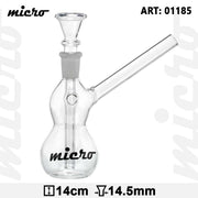 Mikro | Glas Bong-H:14cm-Fassung:14.5mm